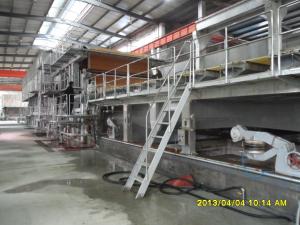 2011年2月，嵊州天宇紙業4000/350普瓦紙機順利出紙